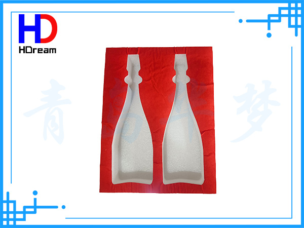 威海珍珠棉植绒酒托